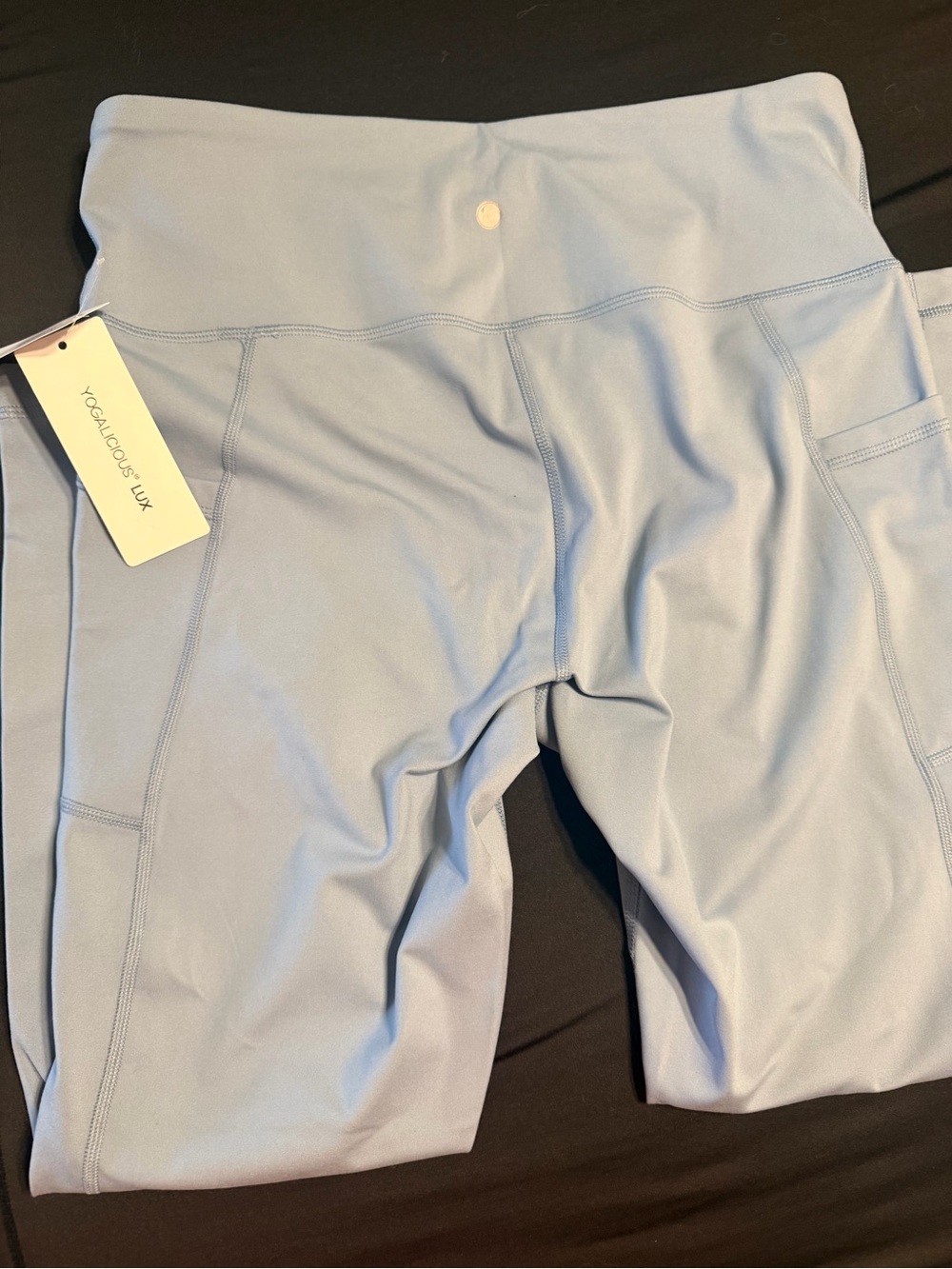 Yogalicious Powder Blue Seamless Performance Leggings